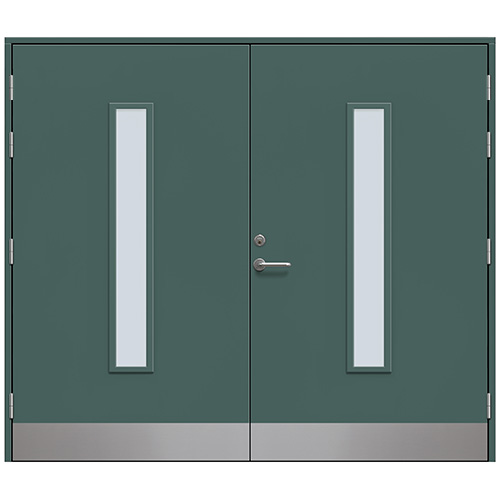 Slagport Stehag 2500 x 2000 mm, Skogsgrön, Cotswoldglas