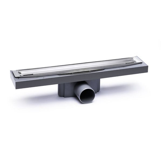 Purus PRO Line Premium 1200 Golvbrunn med ram, sidoutlopp