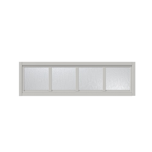 Överljus med spröjs Näs 14x4, Ljusgrå, Cotswoldglas