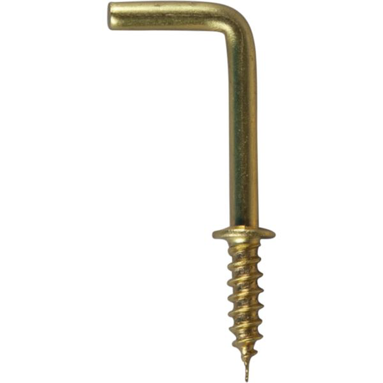ESSVE 374 Flänskrok mässing 19 mm, 6-pack
