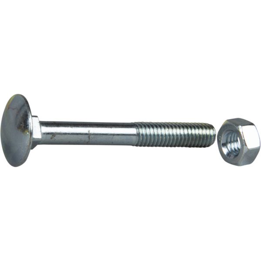 ESSVE 540106 Vagnsbult M6, förzinkad, 4-pack 50 mm