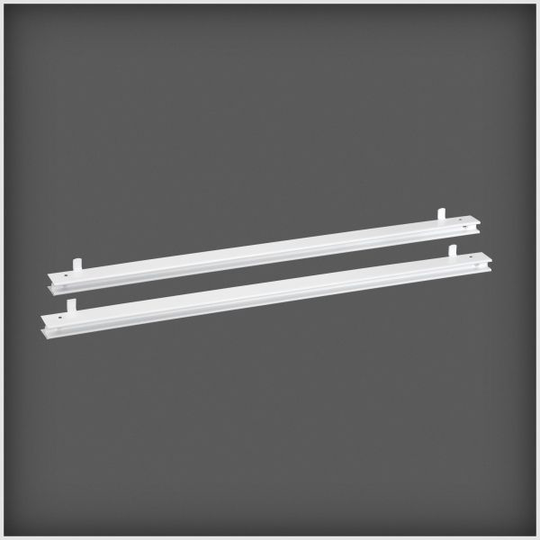Elfa 220510 Glidlist 540 mm, vit, säljs styckvis