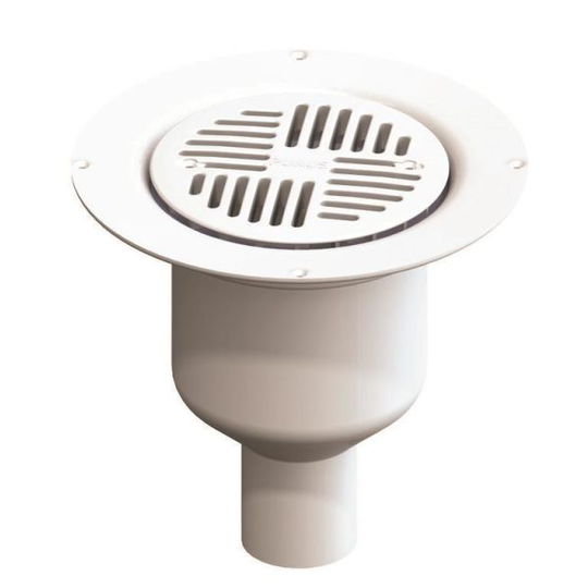 Purus Mini-Brage Golvbrunn 130 mm, bottenutlopp