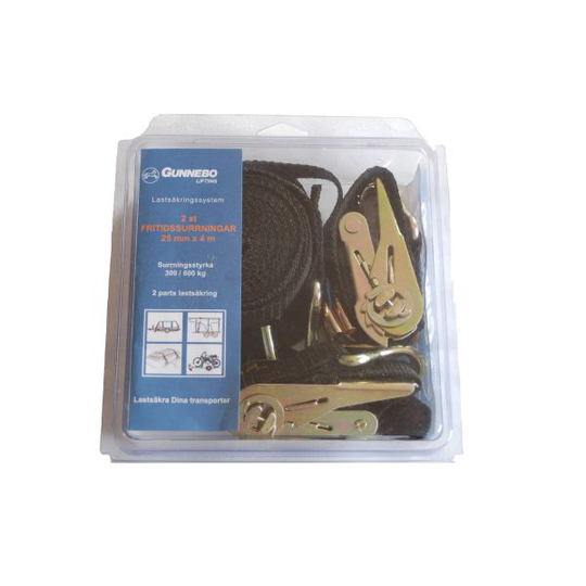 Gunnebo M151114 Surrning med krok, 0,4+3,6 m, 0,3T, 2-pack