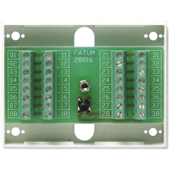 Alarmtech Fatum Mini Larmbox 16-polig, med sabotagekontakt Skruv/Skruv