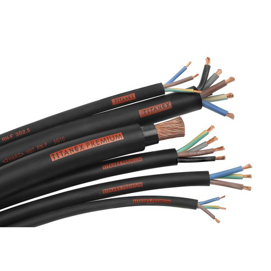 Nexans Titanex Anslutningskabel H07RN-F, 450/750 V 3G1 mm²