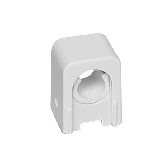 Faluplast Snap 14130 Rörklämma enkel, 12-15 mm Vit