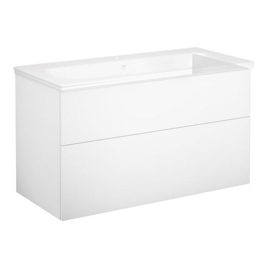 Gustavsberg Artic Kommod 100 cm, utan tvättställ Vit, slät
