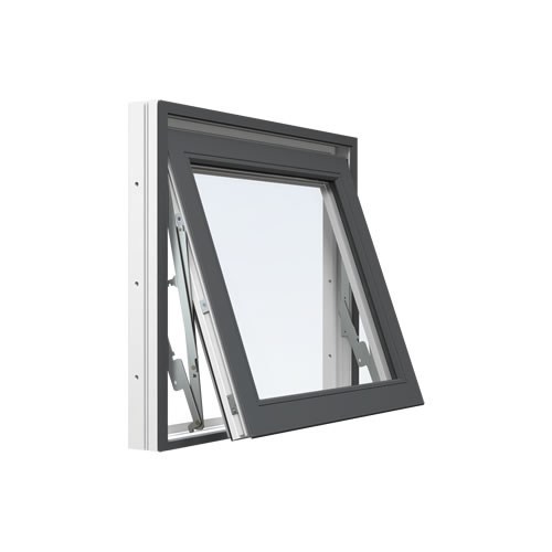 Energi Aluminium Vridfönster Antracitgrå, 6, 13