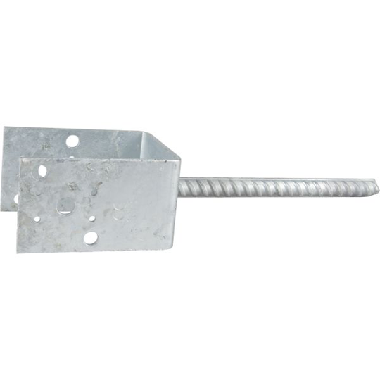 ESSVE 451634 Stolpsko 5 mm, typ U, förzinkad 90 x 70 x 117,5/200 mm