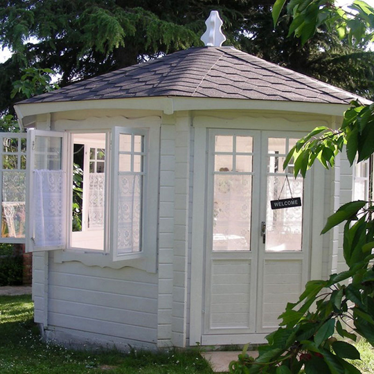 Lusthus 9,9m² åttkantig Sorselestugan
