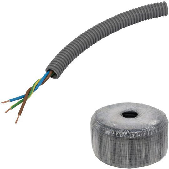 Pipelife FQ PowerFlex Kabel fördragen, tvinnad 16 mm x 100 m, 3G1.5 mm²