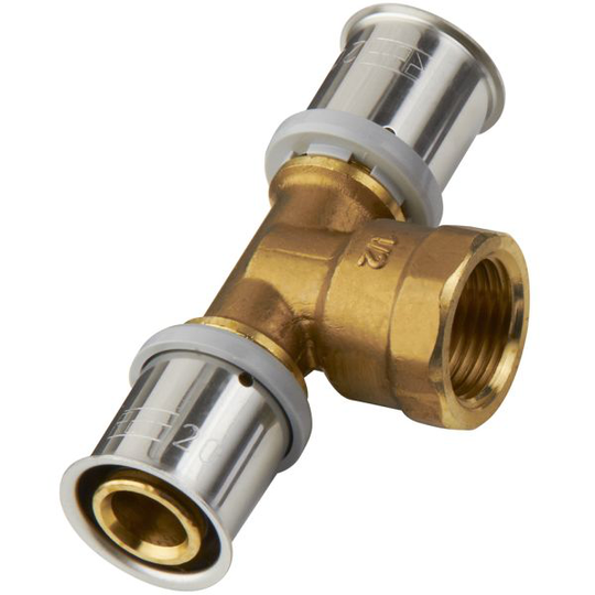 Roth PressCheck 1877134 T-rör invändig gänga 20 x 20 x 20 mm