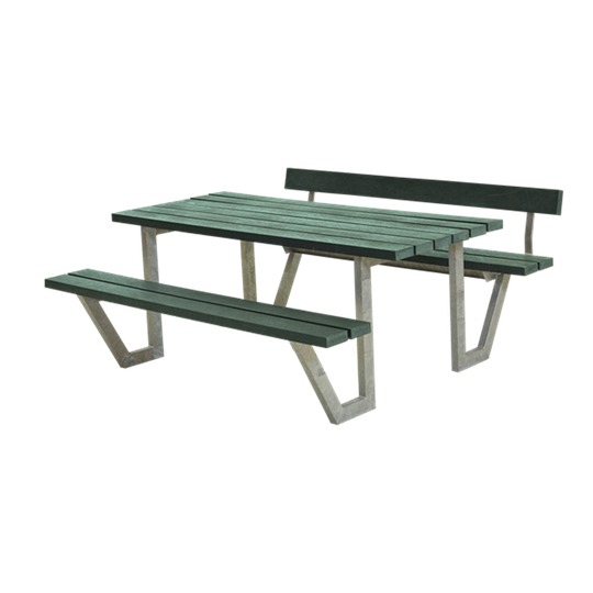 BÄNKBORD WEGA RETEX 1 RYGGSTÖD PLUS
