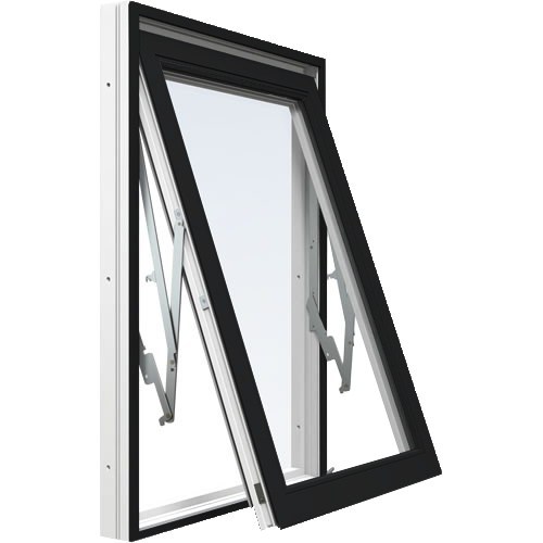 Energi Aluminium Vridfönster Svart, 8, 6