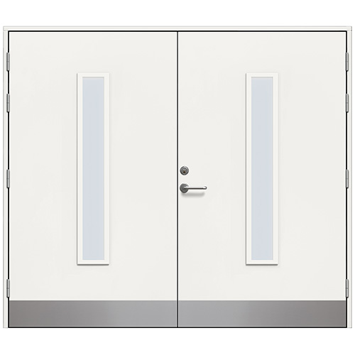 Slagport Stehag 2400 x 2100 mm, Vit, Cotswoldglas