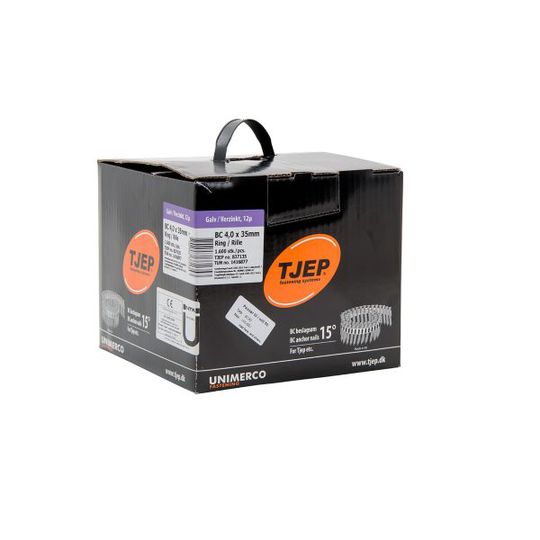 TJEP 837141 Ankarspik BC, 15° 4 x 40 mm, FZB, 1600-pack