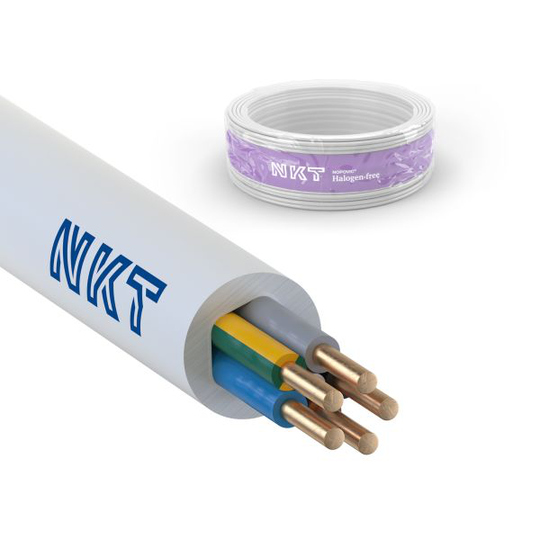 NKT EXQ XTRA Installationskabel 5G1.5 mm², 300/500V 50 m, ring