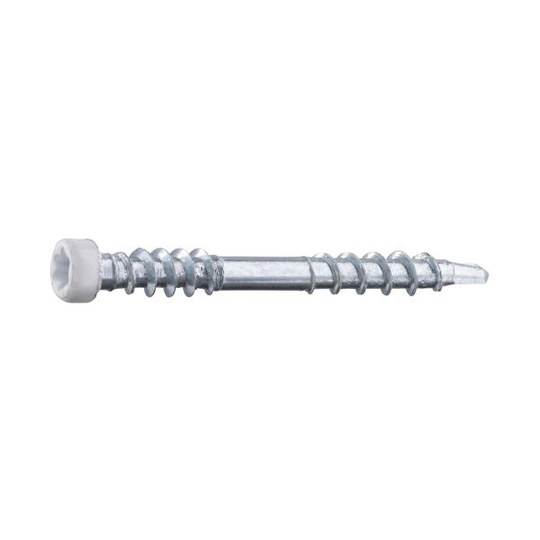 Grabber LTX35VITC Listskruv med bits 3,3 x 35 mm, 100-pack Vit