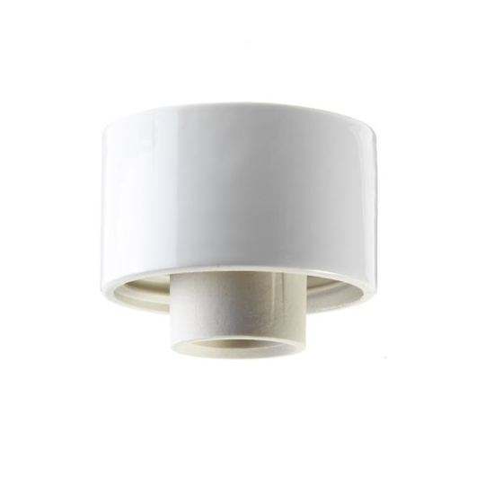 Ifö Electric 55731-000-10 Sockel rak, E27, IP54 Vit