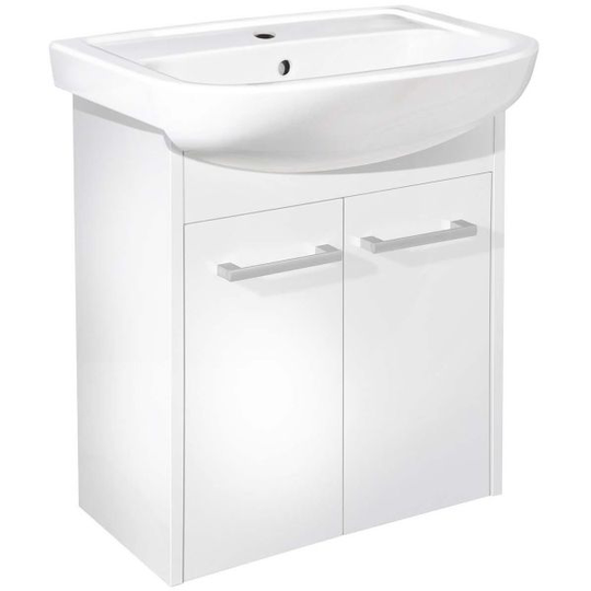 Gustavsberg Nordic³ Tvättställsskåp 60 cm, med tvättställ Blankvit