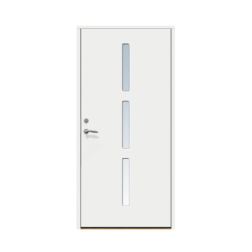Ytterdörr Stabil Lund 10 x 20, Högerhängd, Vit