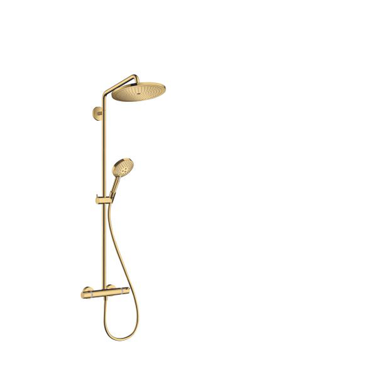 Hansgrohe Croma Select S 280 26890990 Takduschset 150 c/c, polerat guld