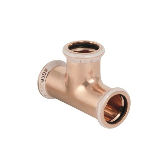 Geberit 1768295 T-rör pressas med M-backar 12 x 12 x12 mm