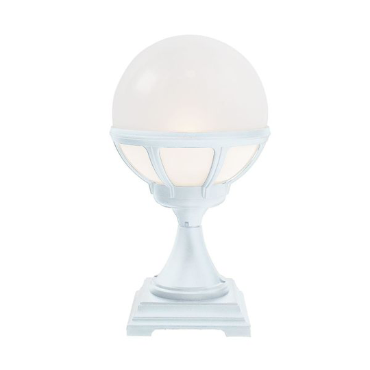Norlys Bologna 313 Grindlykta E27, 60W, IP44, opal Vit