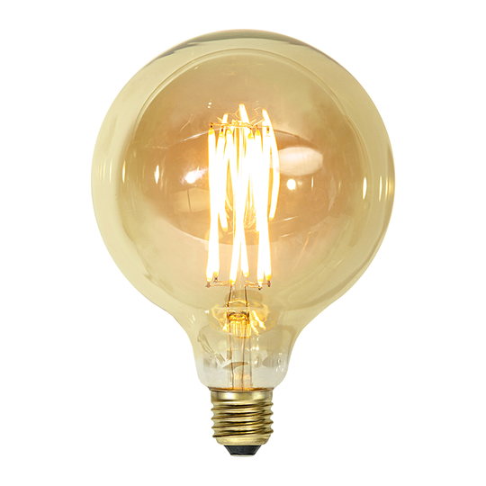 LED-LAMPA E27 G125 VINTAGE GOLD Star Trading